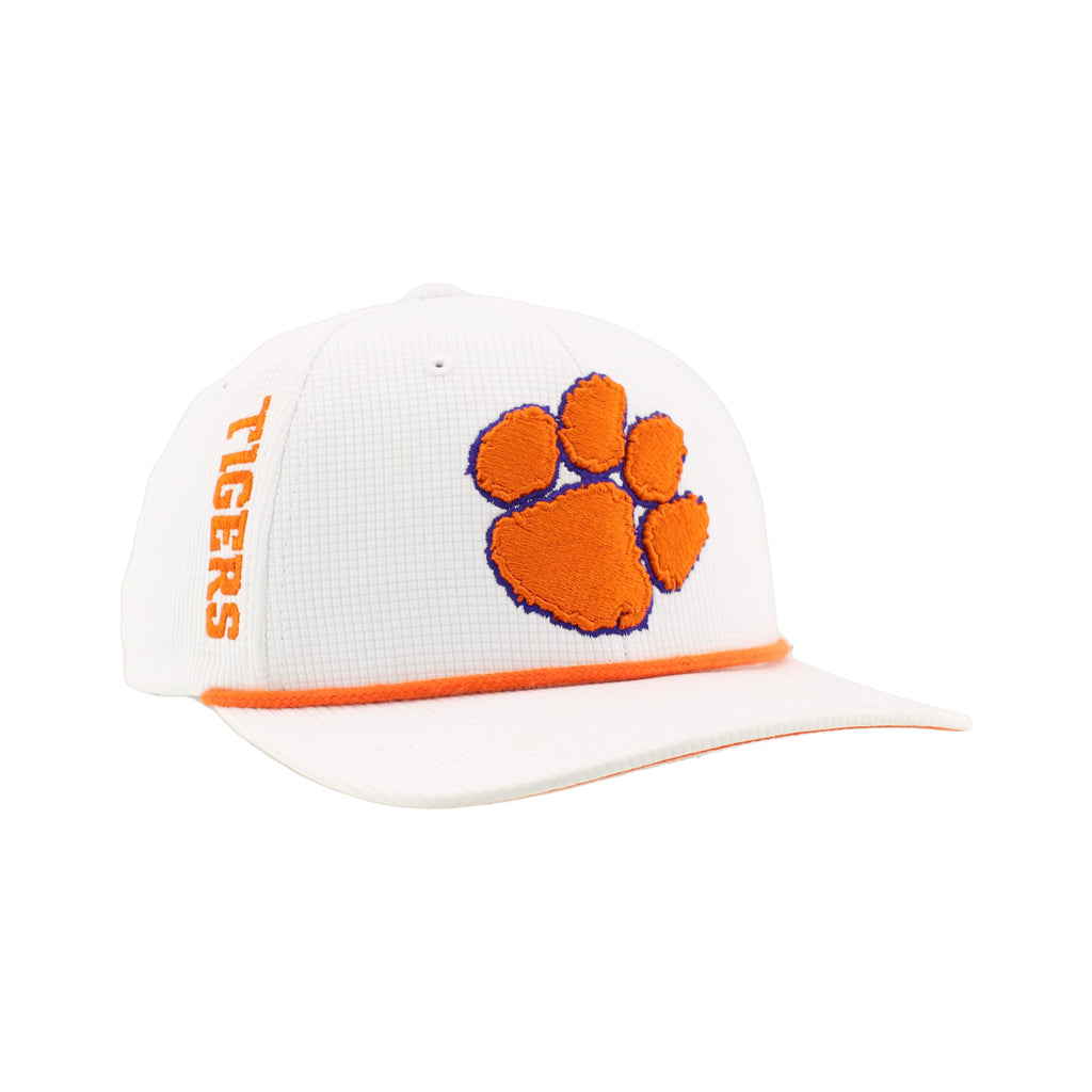 ZHATS Standard NCAA Officially Licensed Rope Hat Snapback Backspin, White, One Size