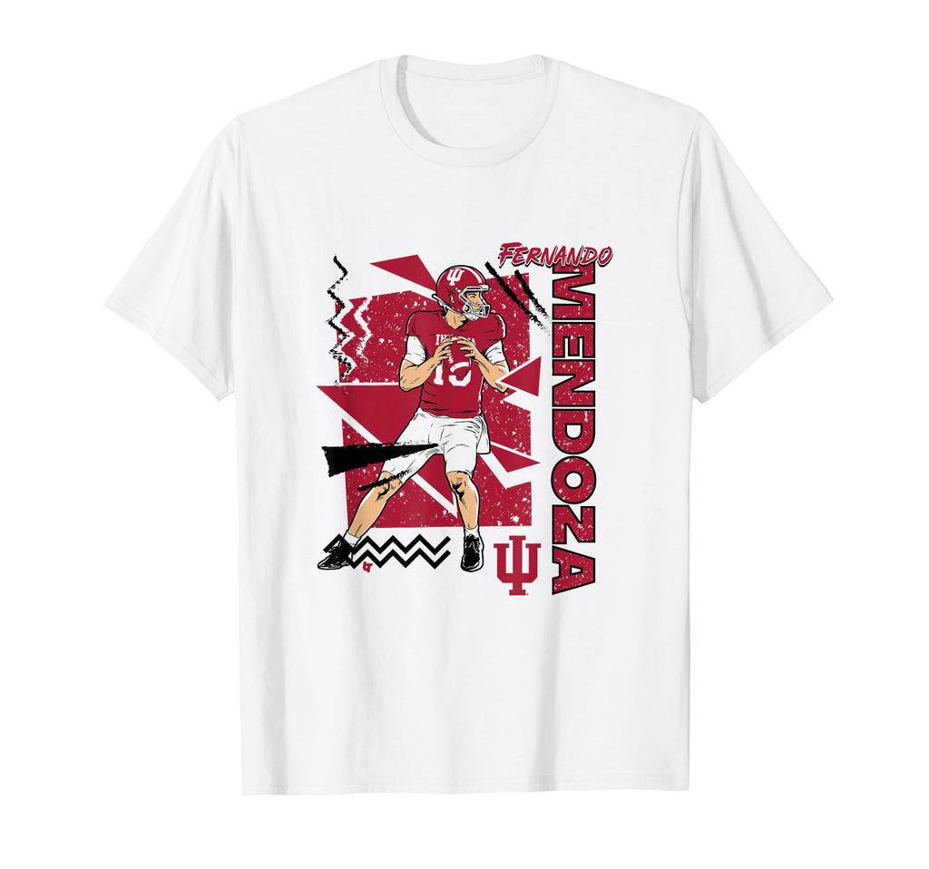 Indiana Football: Fernando Mendoza 90s Style T-Shirt