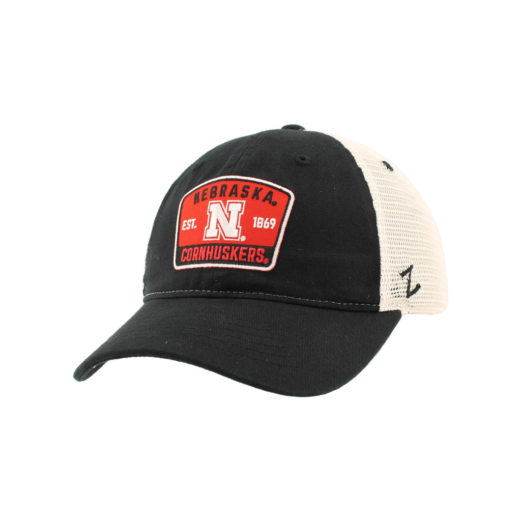 Nebraska Cornhuskers NCAA Officially Licensed Hat University Patch Switchback Black