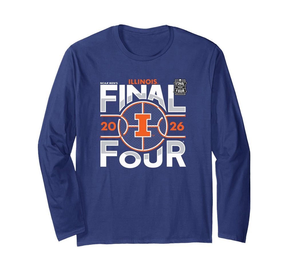 Illinois Illini Final Four 2026 Men's March Madness Vibes Long Sleeve T-Shirt