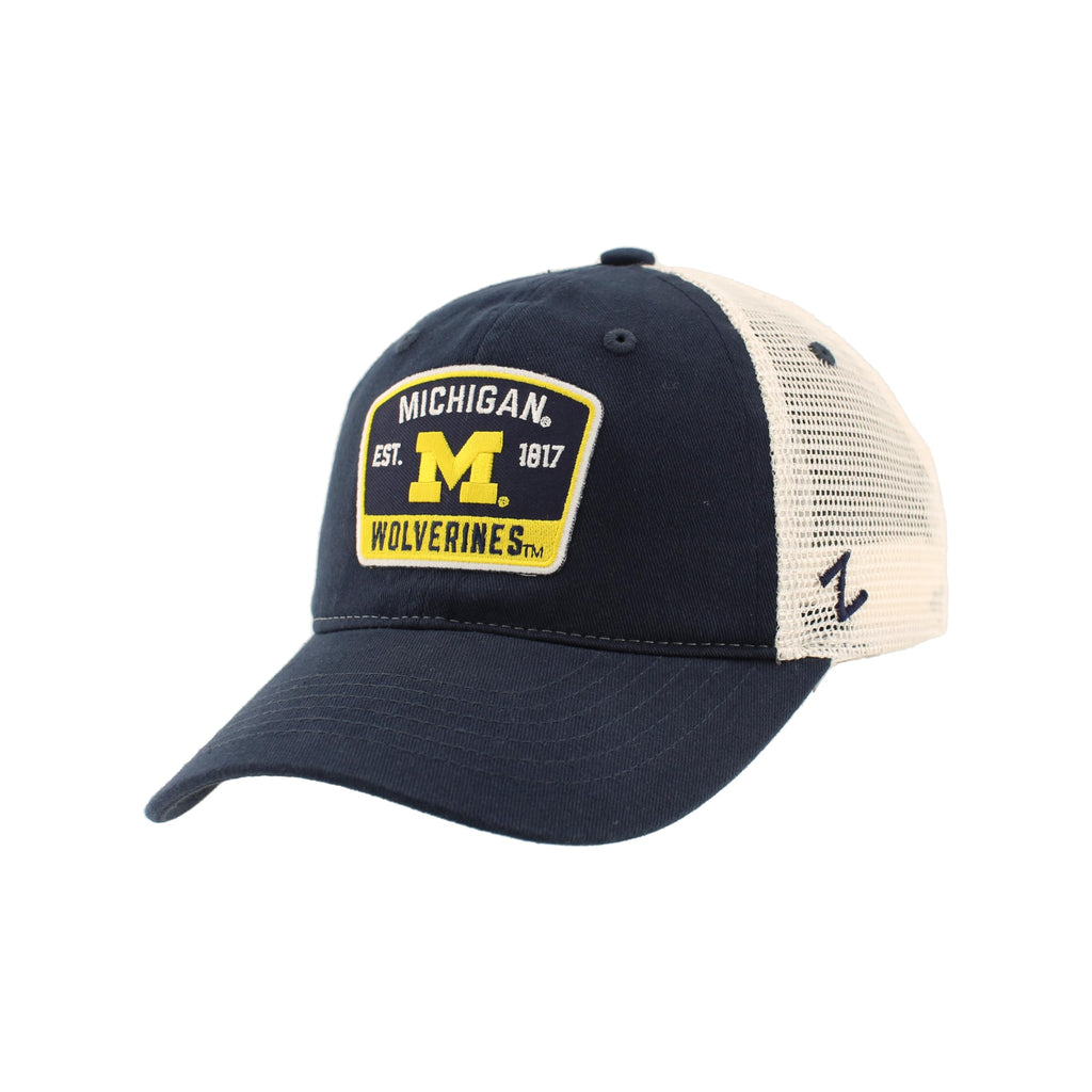 ZHATS Standard NCAA Officially Licensed Hat University Patch Switchback Team Color Stone