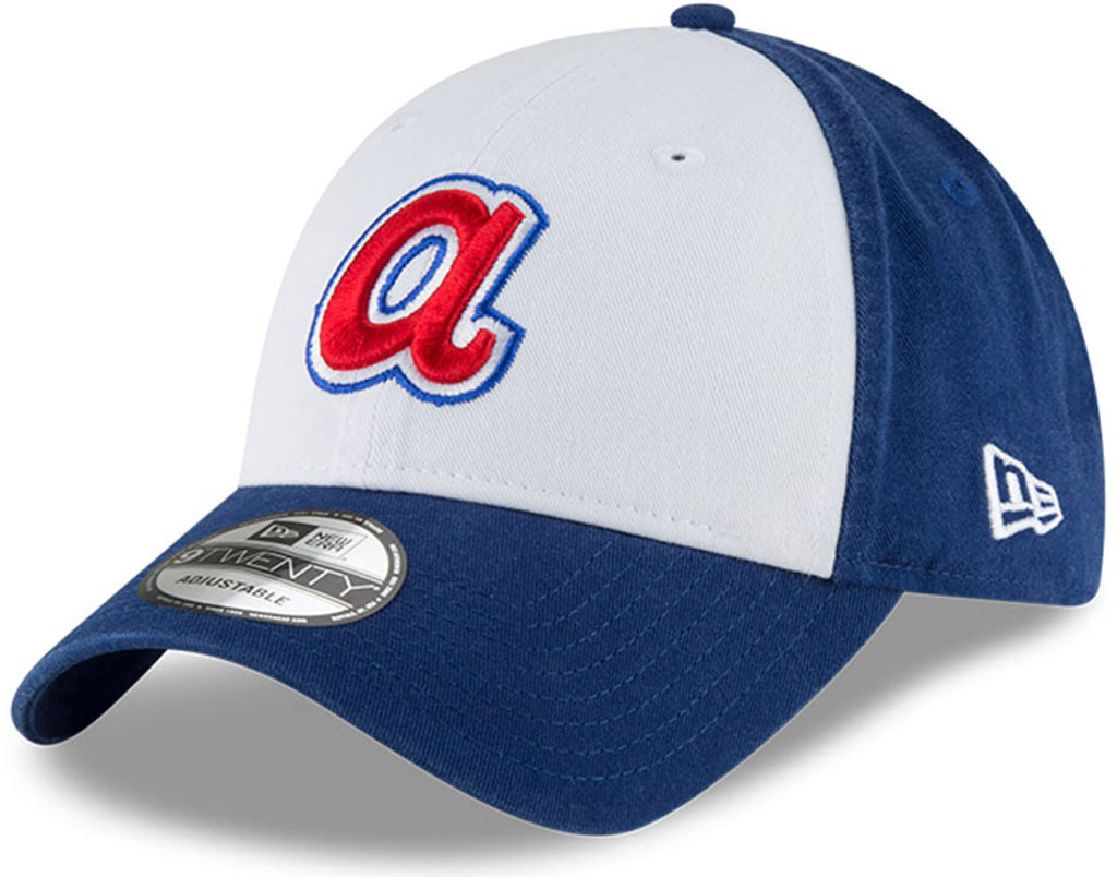New Era MLB Core Classic 9TWENTY Cooperstown Adjustable Hat Cap One Size Fits All (as1, Alpha, one_Size, Atlanta Braves)