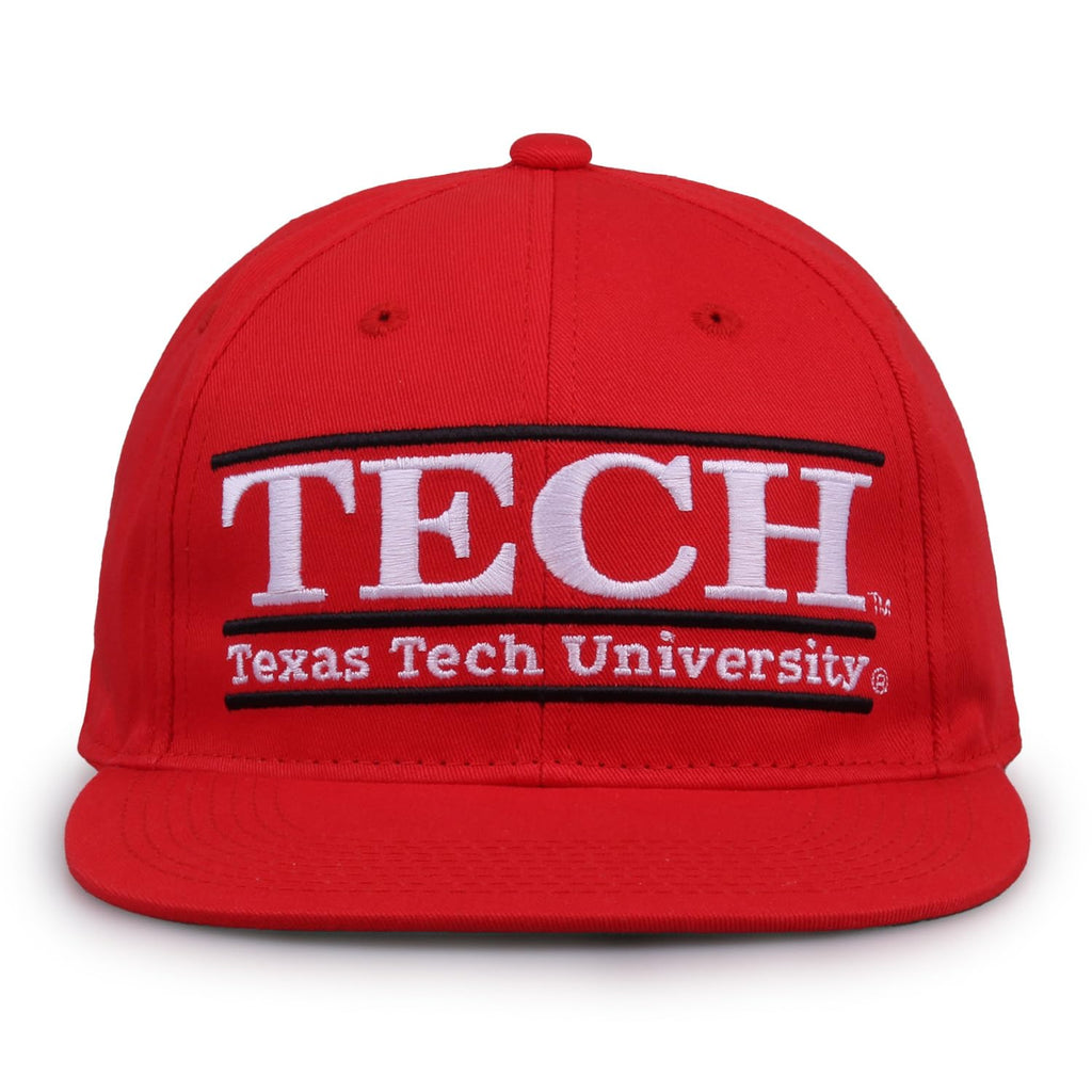 The Game NCAA Texas Tech Red Raiders, Unisex Retro Bar Design Hat, Adjustable, One Size