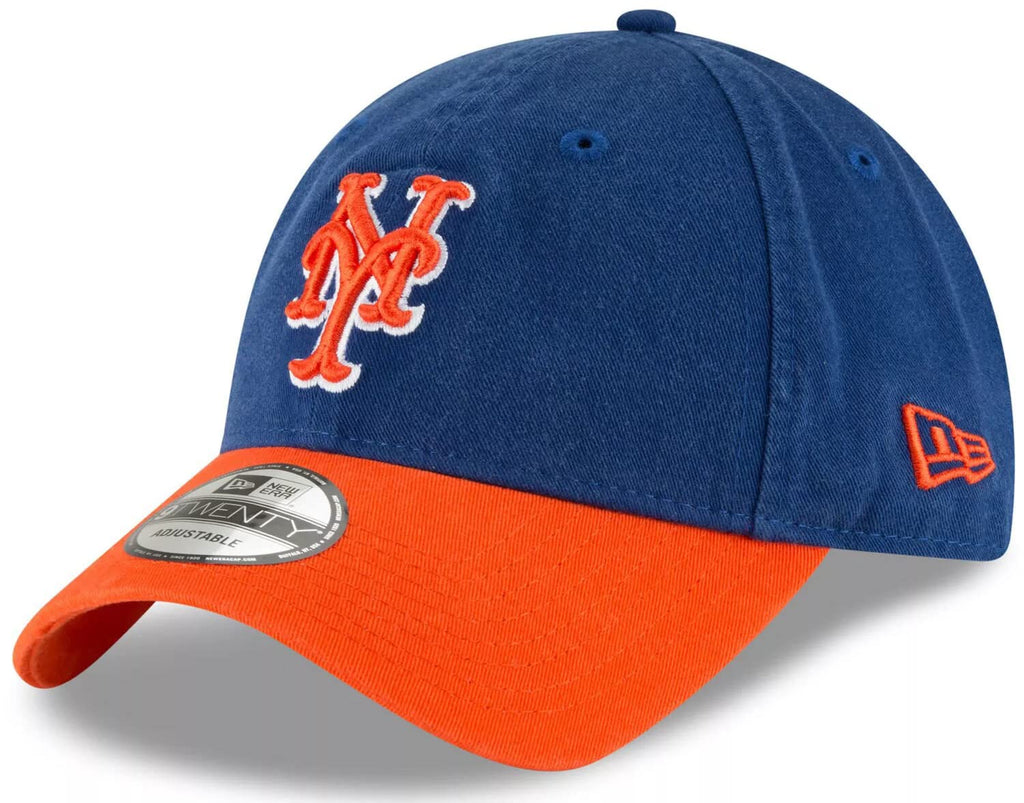 New Era MLB Core Classic 9TWENTY Adjustable Hat Cap One Size Fits All (New York Mets 2-Tone)
