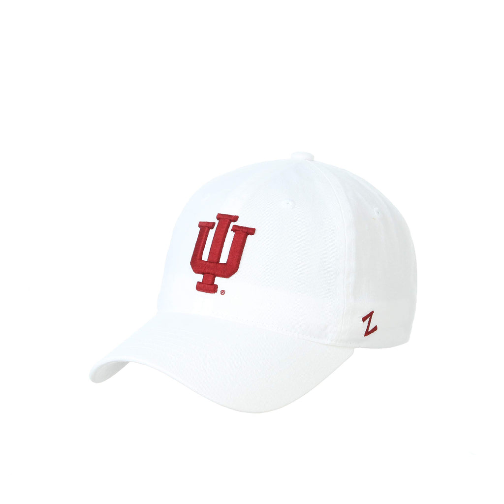 NCAA Indiana Hoosiers Mens Adjustable Scholarship Hat White, Indiana Hoosiers White, Adjustable