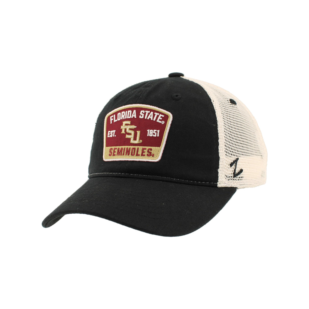 ZHATS Standard NCAA Officially Licensed Hat University Patch Switchback Black, One Size
