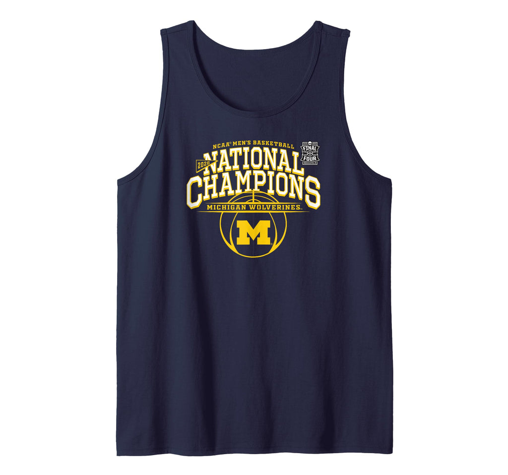 Michigan Wolverines National Champs 2026 M Basketball Drive Tank Top
