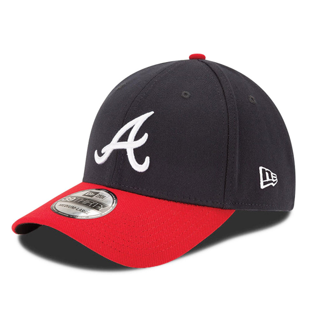 New Era MLB 2-Tone Team Classic 39THIRTY Stretch Flex Fit Hat Cap (as1, Alpha, m, l, Atlanta Braves)
