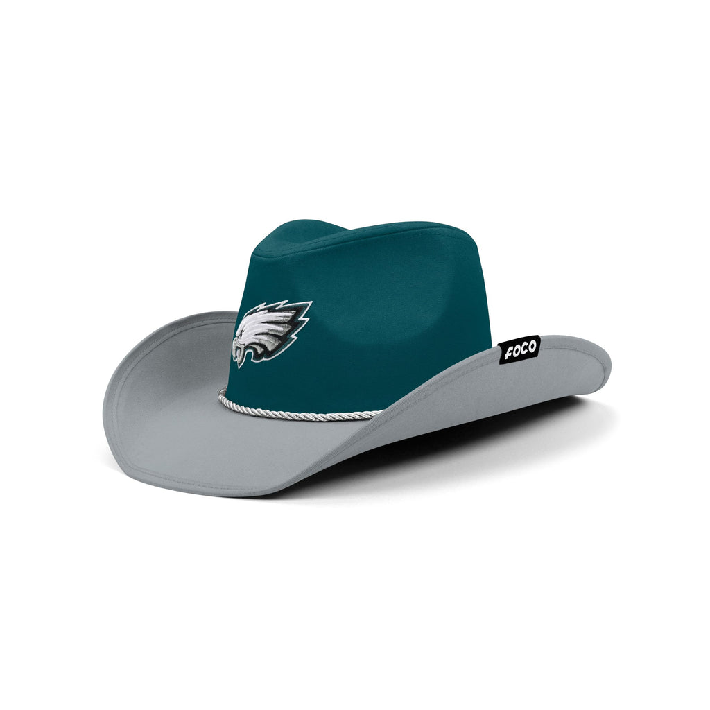 FOCO Philadelphia Eagles NFL Two Tone Cowboy Hat Team Color