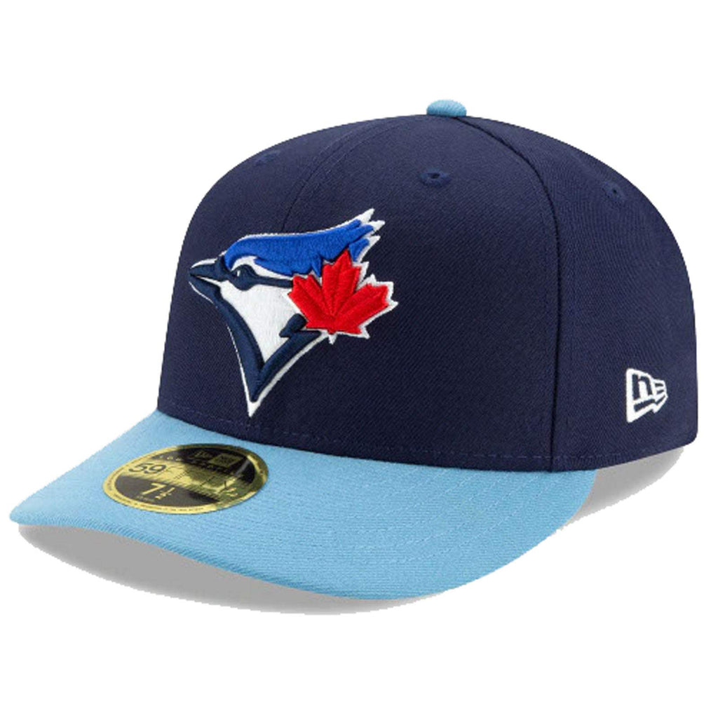 New Era Men's MLB Toronto Blue Jays Alt 4 Authentic Collection Low Profile 5950 Fitted Hat Blue 7 1/8