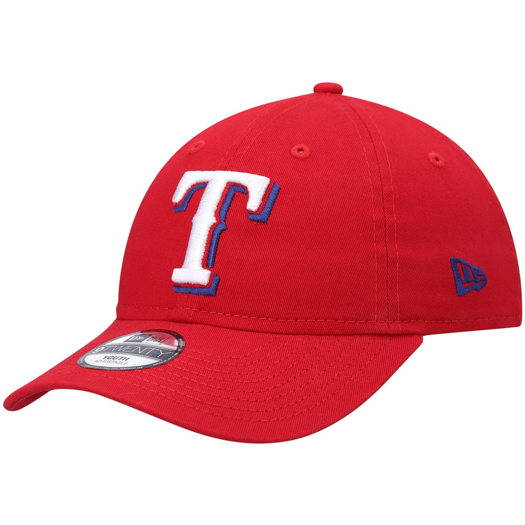 New Era Unisex-Adult MLB Core Classic 9TWENTY Team Alternate Adjustable Hat Cap One Size Fits All - Texas Rangers Red