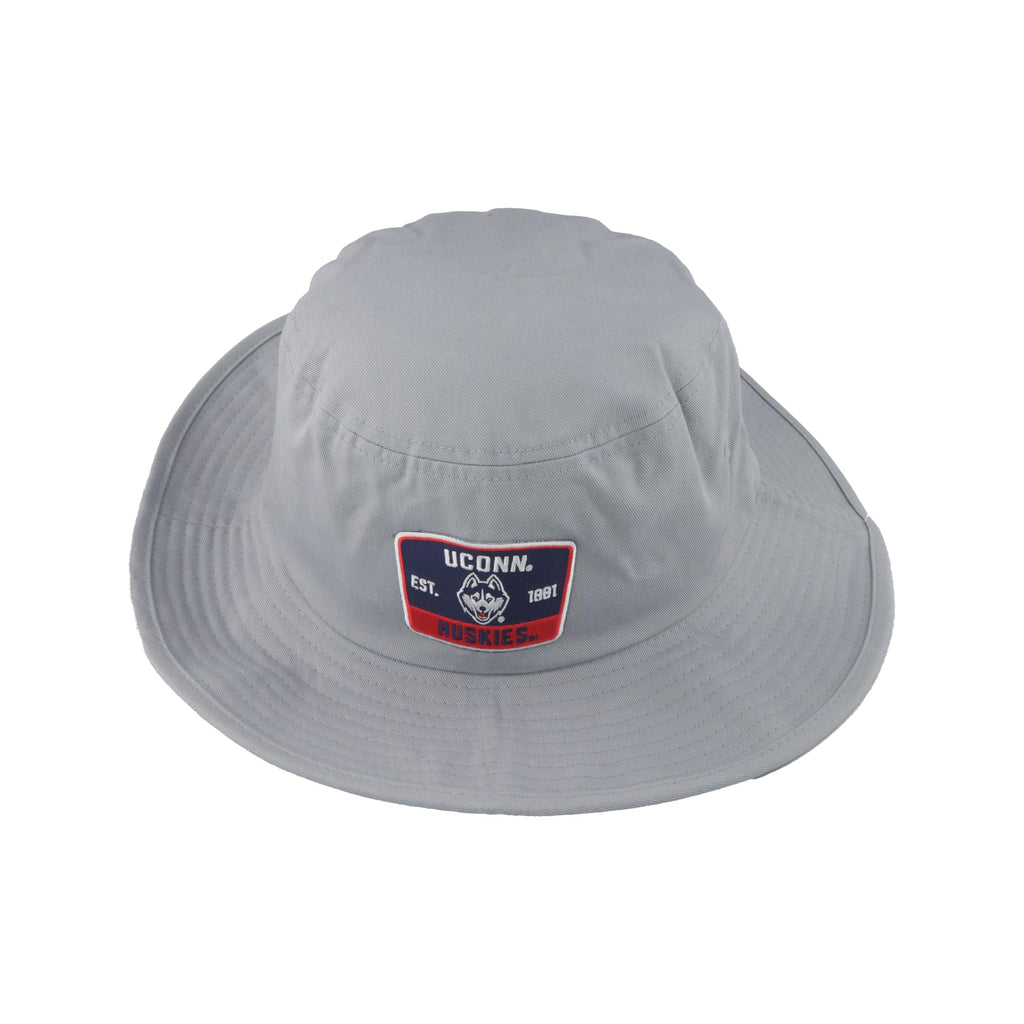 ZHATS Standard NCAA Officially Licensed Bucket Hat Patch Gray Switchback, Grey, Large-X-Large