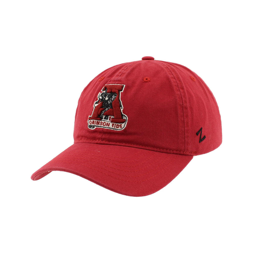 Alabama Crimson Tide Vault Elephant Scholarship Relaxed Fit Dad Cap - Adjustable, Red Baseball Hat