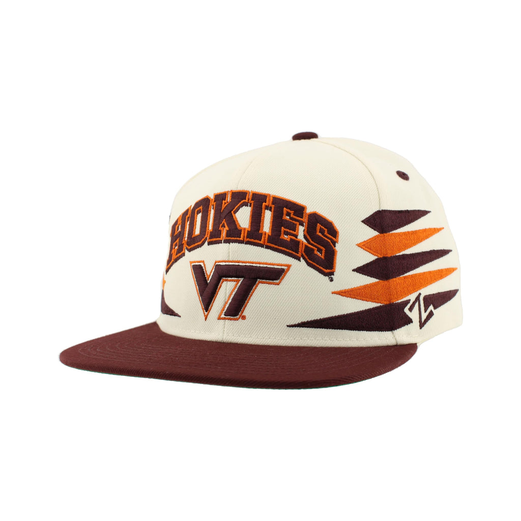 ZHATS Standard NCAA Officially Licensed Hat Flat Snapback Z11 Retro Diamond, Team Color, One Size