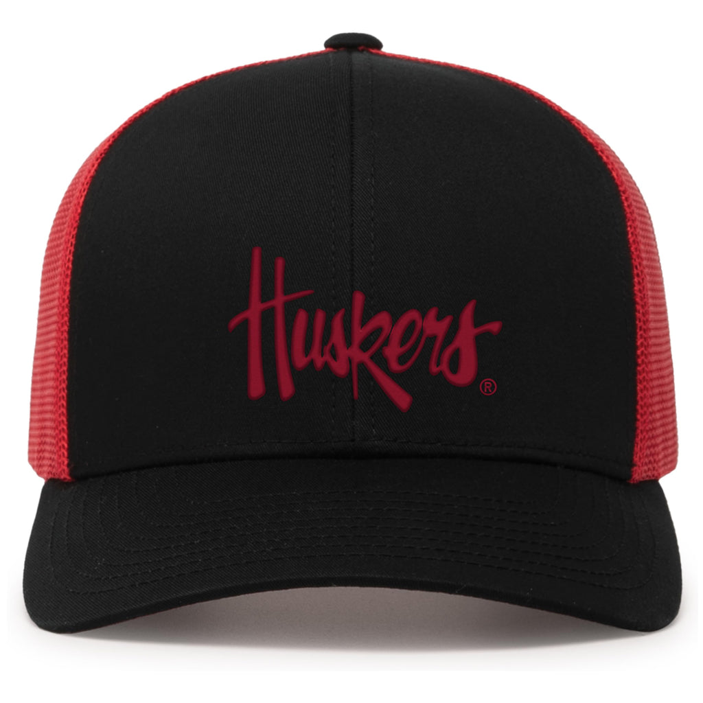 Pacific Headwear NCAA Nebraska Men's Trucker Snapback Cap