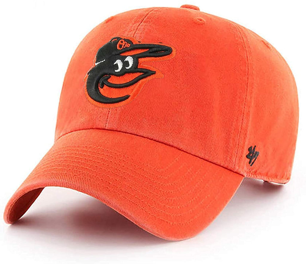 47 MLB Alternate Clean Up Adjustable Hat, Adult (Baltimore Orioles Orange)