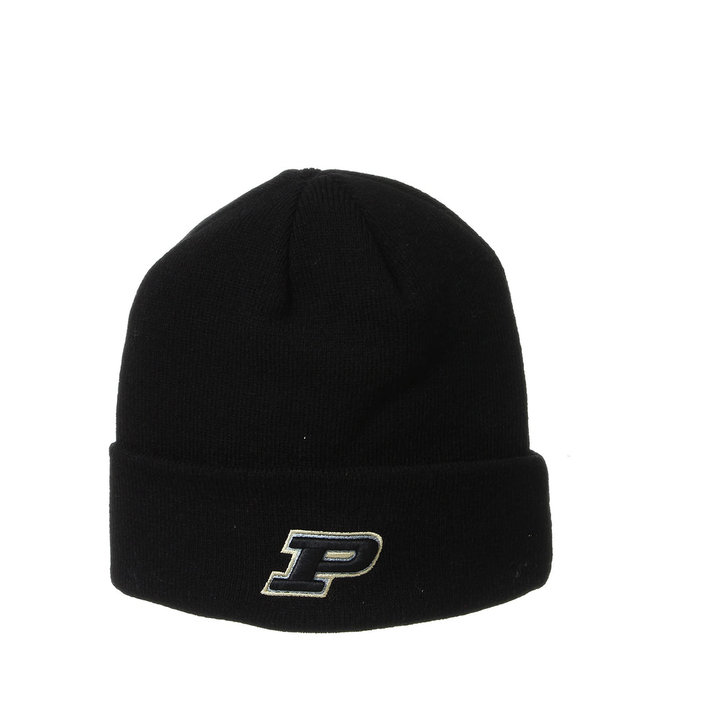 NCAA Purdue Boilermakers Mens Cuff Beanie Team Color, Purdue Boilermakers Black, One Size