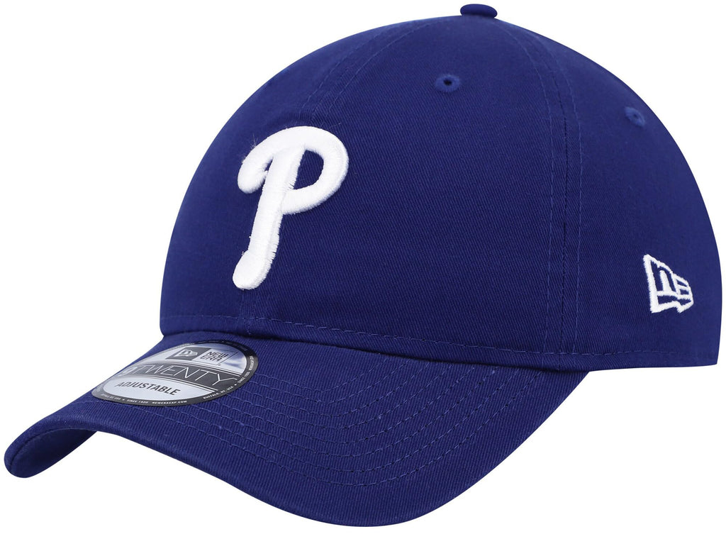 New Era Unisex-Adult MLB Core Classic 9TWENTY Team Alternate 2 Adjustable Hat Cap One Size Fits All - Philadelphia Phillies Blue