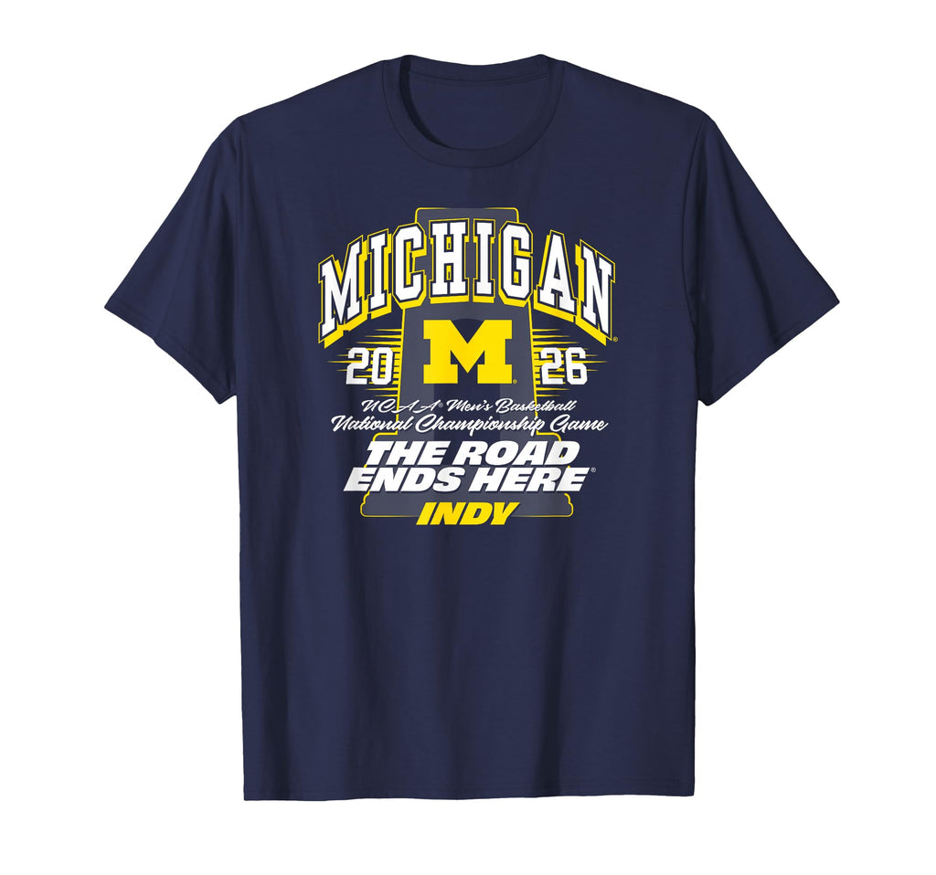 Michigan Wolverines 2026 National Championship Men's Bball T-Shirt