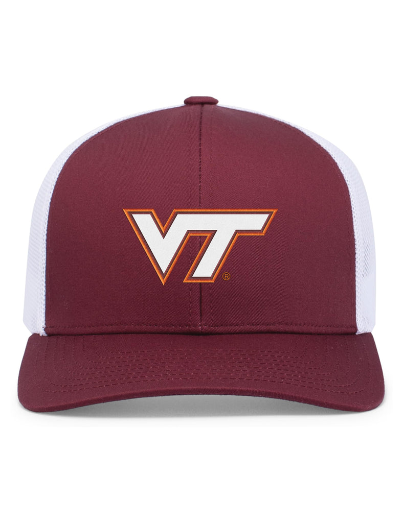 Pacific Headwear NCAA Virginia Tech Men's Trucker Snapback Cap