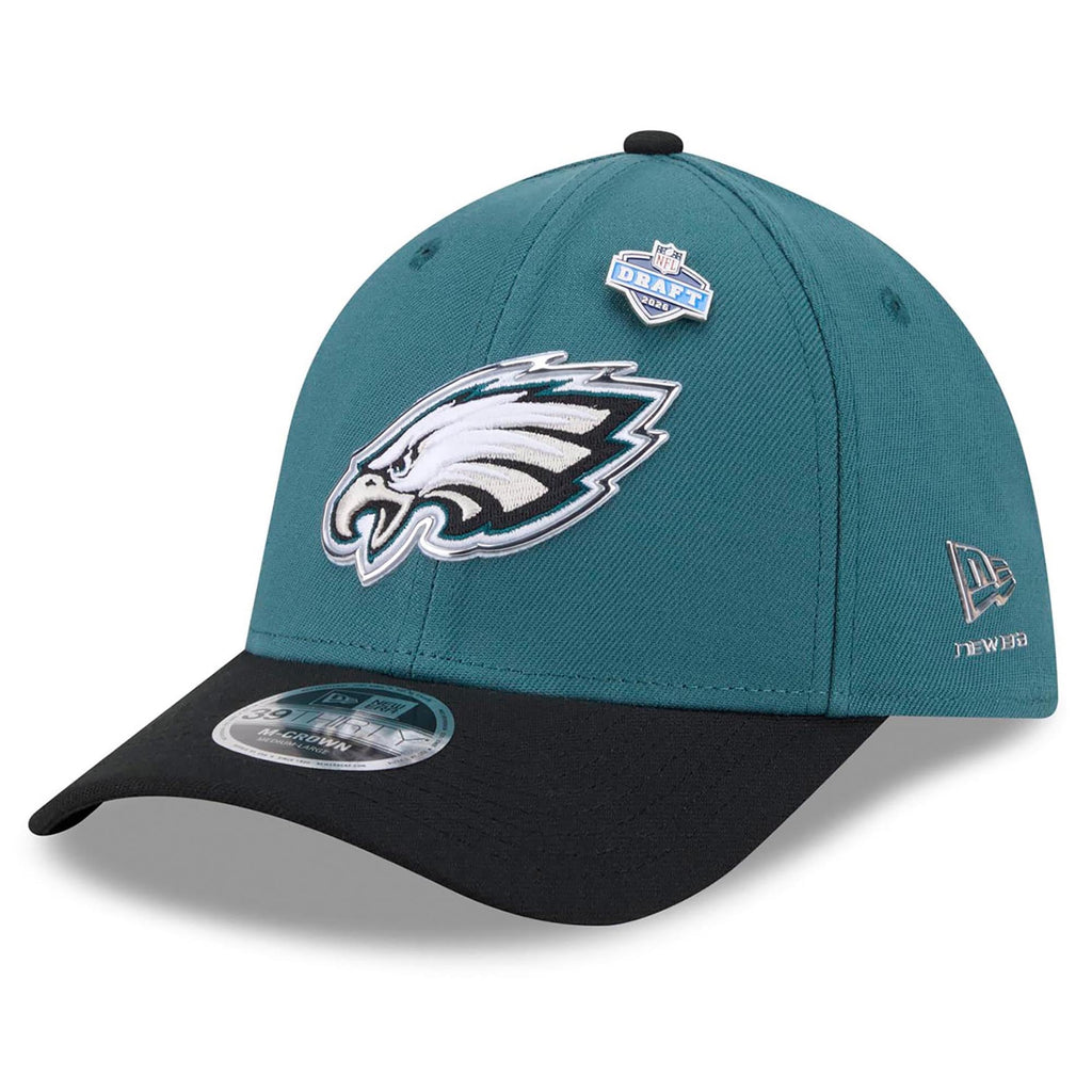 New Era Men's Midnight Green/Black Philadelphia Eagles 2026 NFL Draft 39THIRTY M-Crown Flex Hat