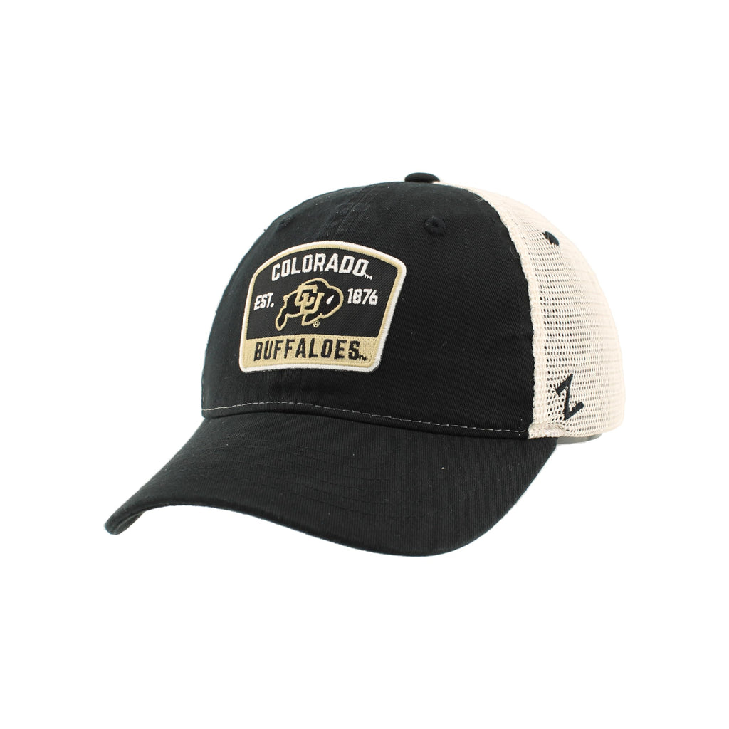 ZHATS Standard NCAA Officially Licensed Hat University Patch Switchback Black