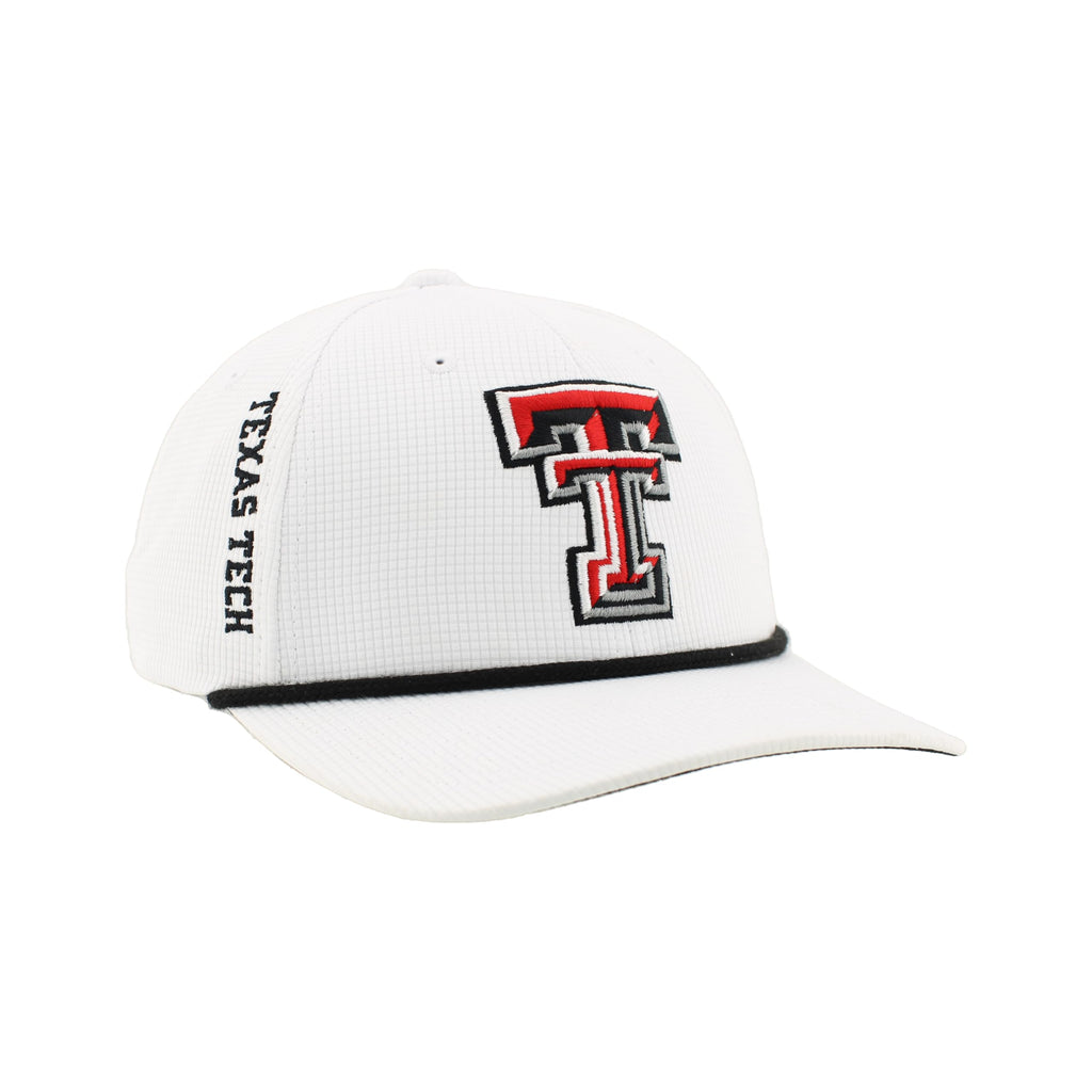 ZHATS Standard NCAA Officially Licensed Rope Hat Snapback Backspin, White, One Size