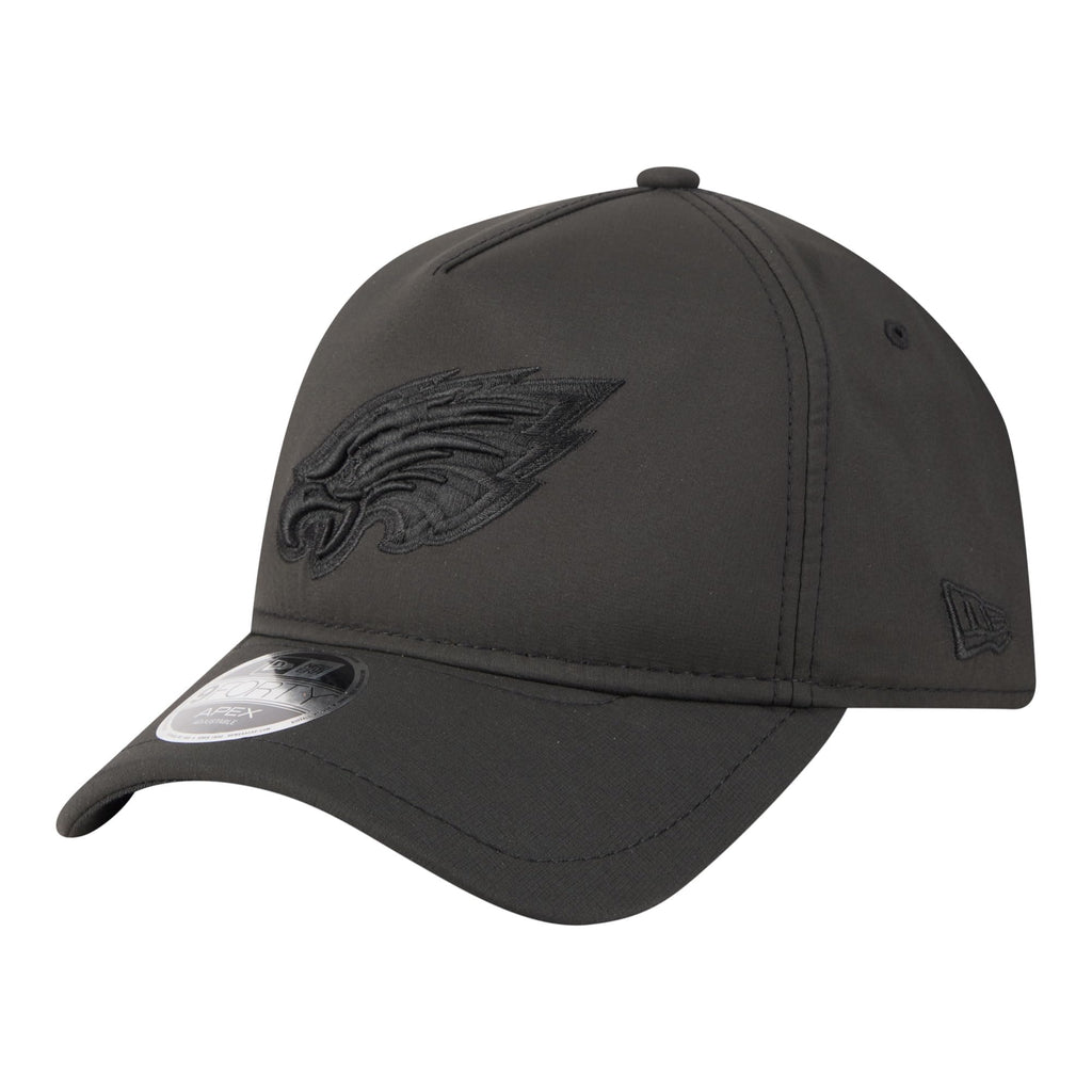 New Era Men's Black Philadelphia Eagles Apex 9FORTY Adjustable Hat