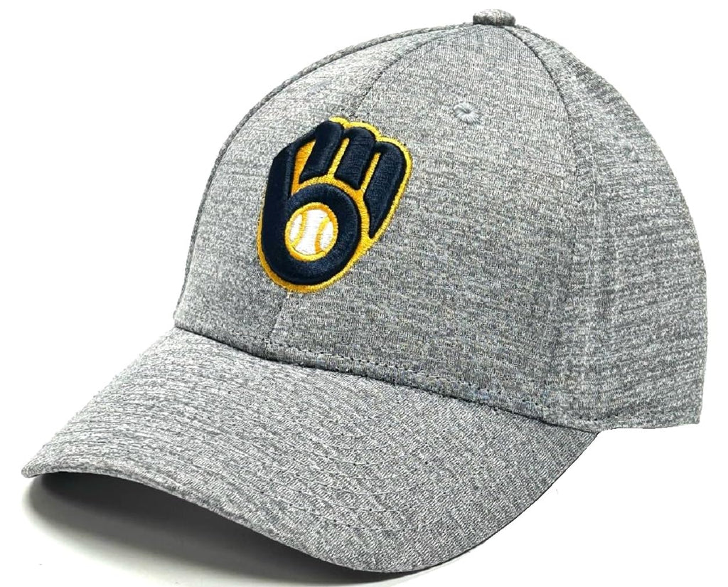 47 Milwaukee Brewers MVP Gray Vintage Rodeo Hat Cap Adult Men's Snapback Adjustable, Grey