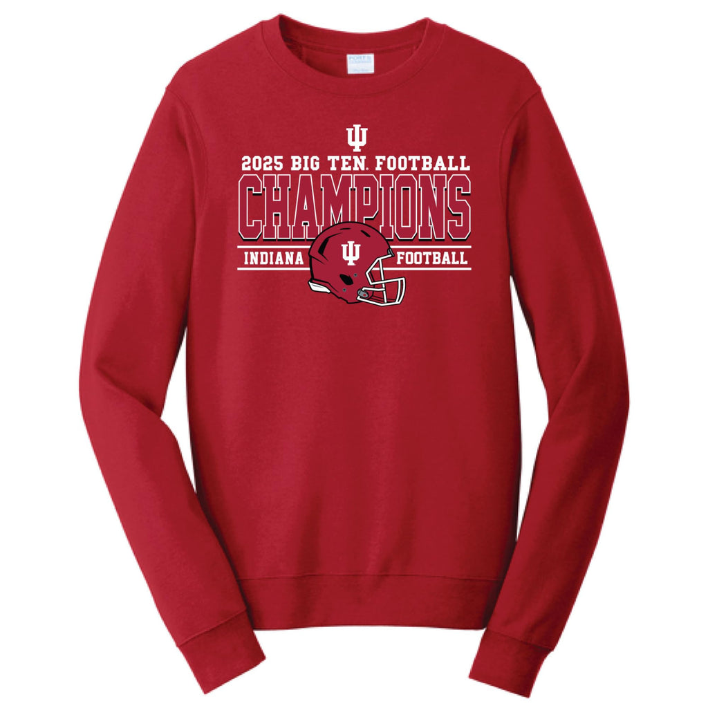 J2 Sport 2025 Indiana Hoosiers Big 10 Football Champs Sweatshirt, Big Ten Champions University, B10 Apparel