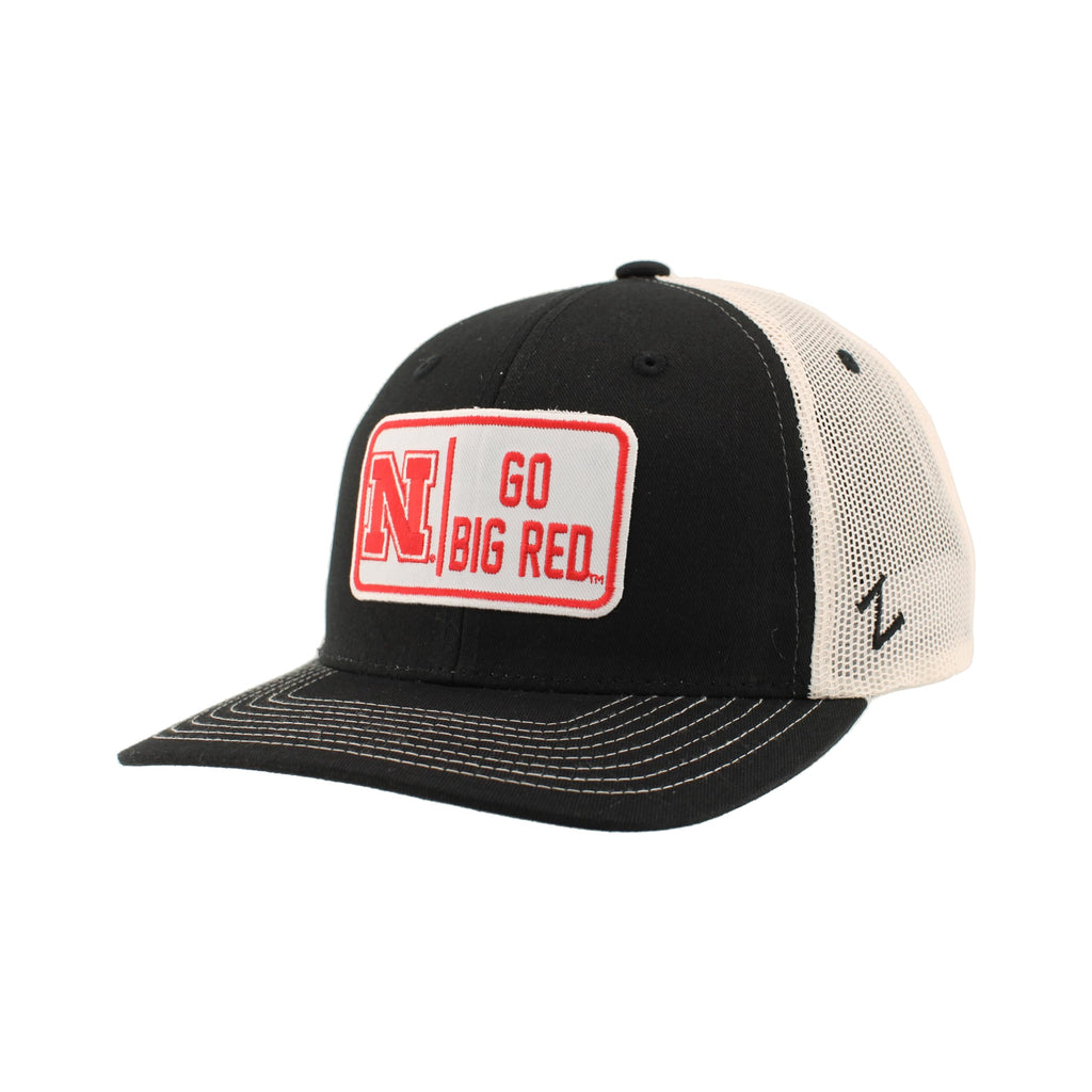 Nebraska Cornhuskers NCAA Officially Licensed Trucker Hat Dakota Patch Defer Secondary Color