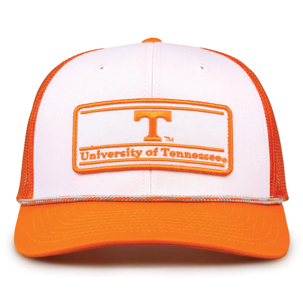 The Game Rope Style Trucker hat, White/Tennesse Orange, One Size