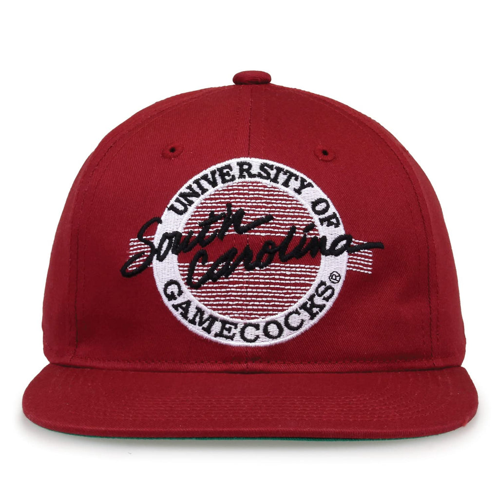 The Game One Size Fits Most Retro Circle Design Hat, Cardinal