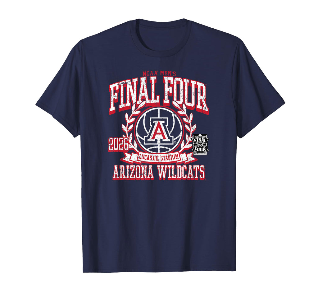 Arizona Wildcats Final Four 2026 Men's Basketball Vintage T-Shirt
