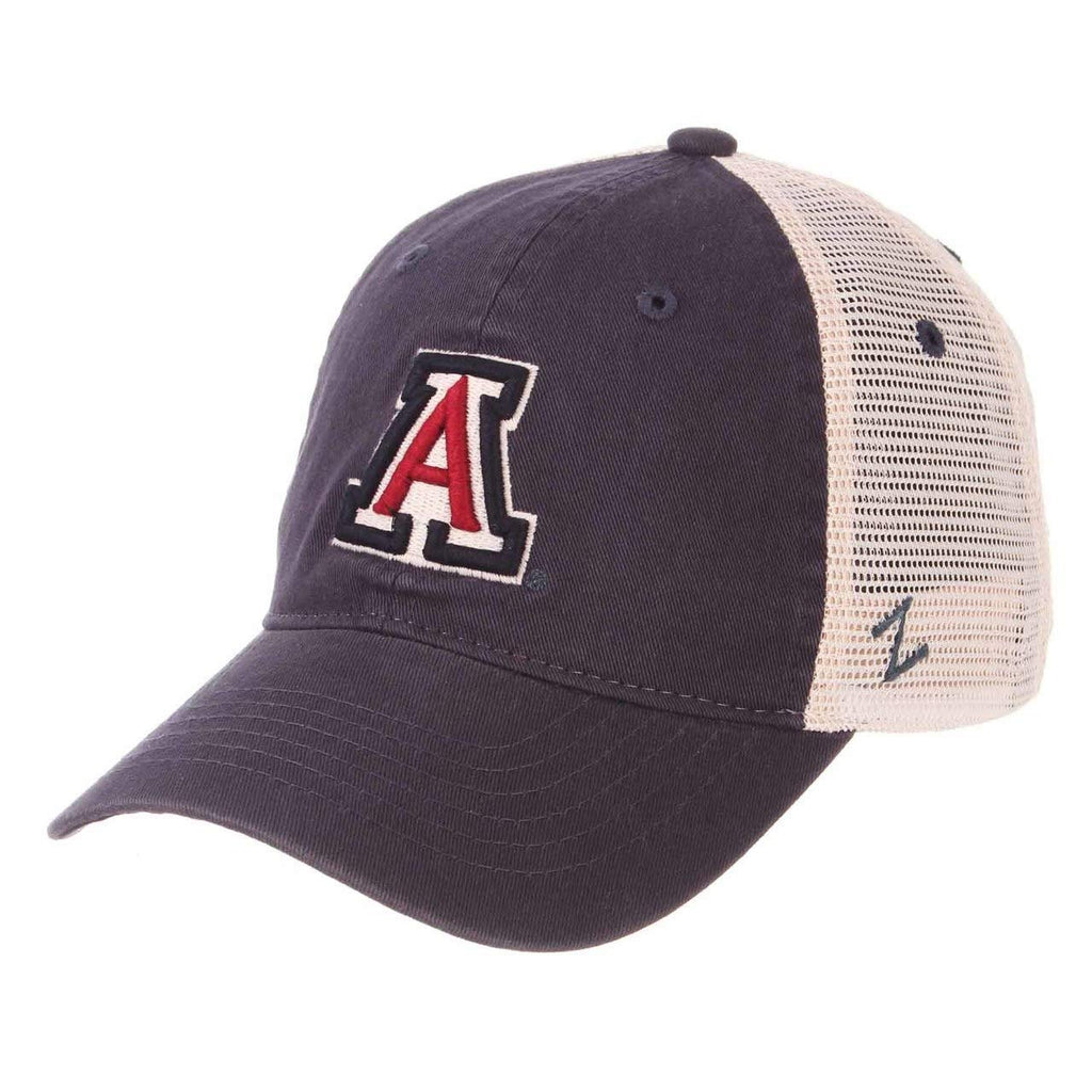 NCAA Zephyr Arizona Wildcats Men's University Relaxed Hat, Adjustable, Team Color/Stone