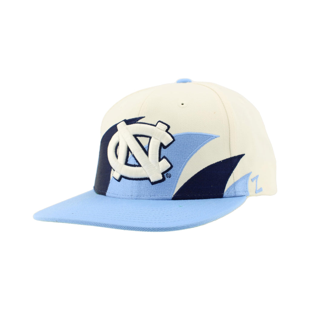 ZHATS Standard NCAA Officially Licensed Hat Flat Snapback Z11 Retro Sharktooth, Team Color, One Size