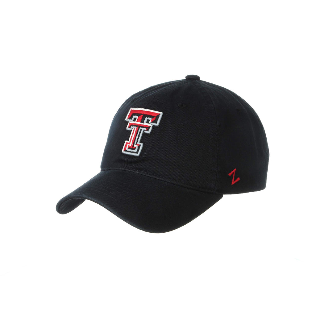 NCAA Texas Tech Red Raiders Mens Adjustable Scholarship Hat Black, Texas Tech Red Raiders Black, Adjustable