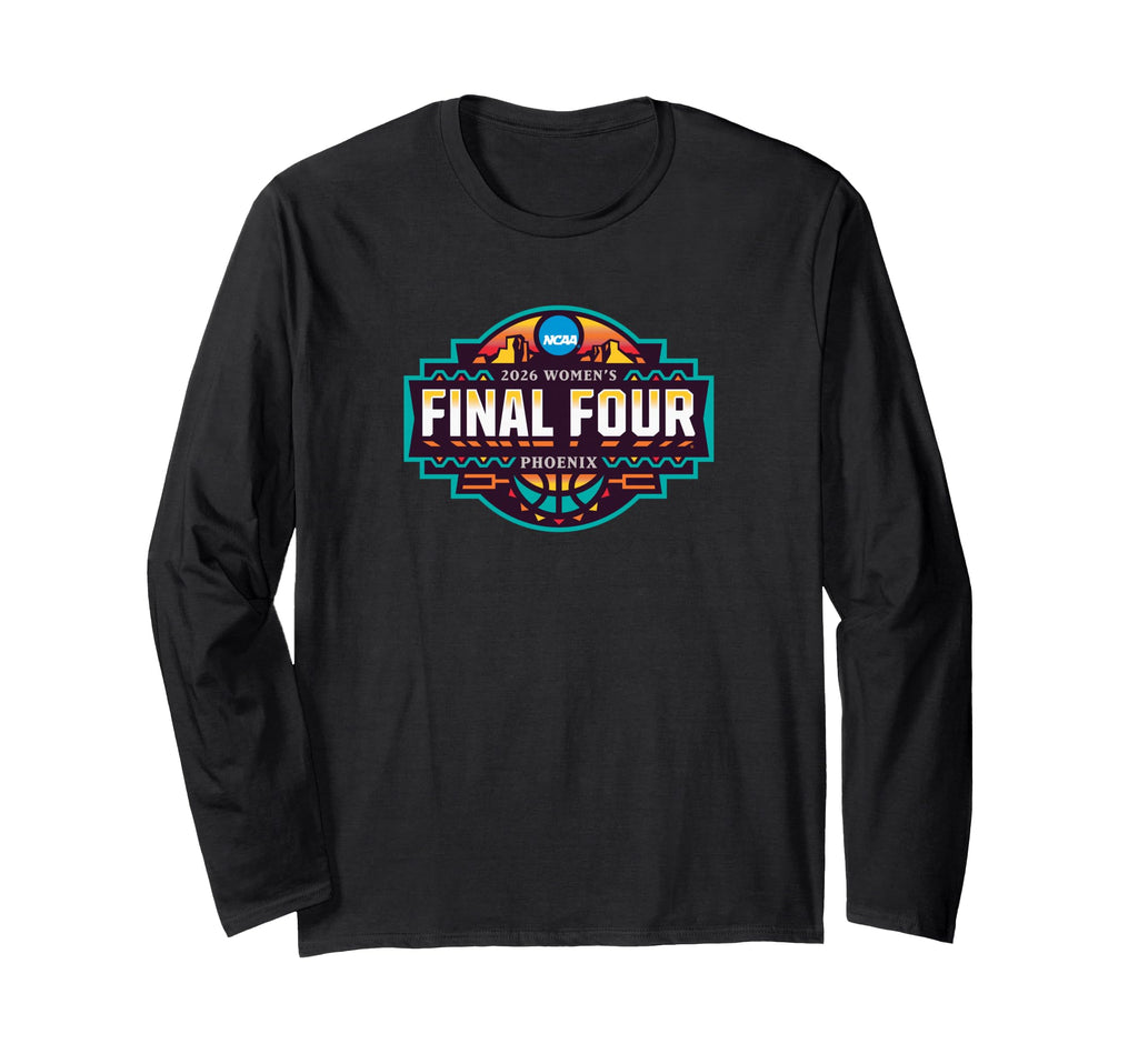 NCAA Final Four 2026 Women's Basketball Phoenix Logo Long Sleeve T-Shirt
