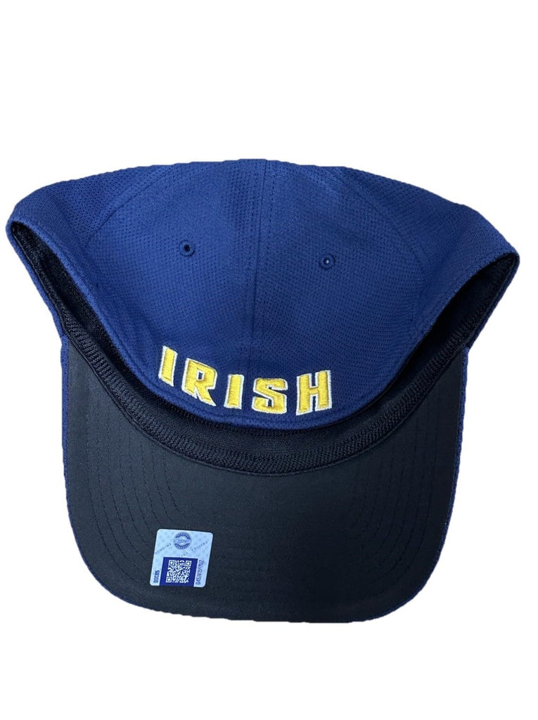 Notre Dame Fighting Irish Navy Blue Rebound Reflex Flex Fit Hat- M/L