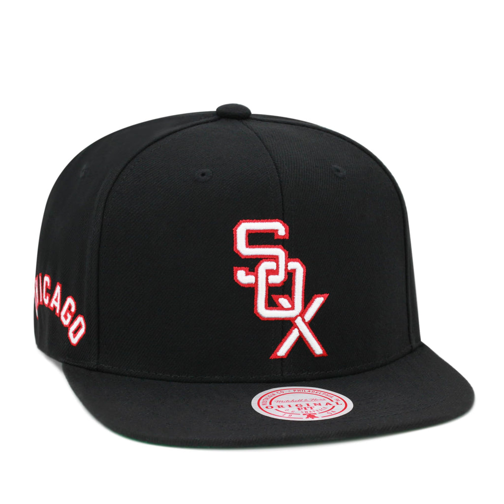 Mitchell & Ness Chicago White Sox Cooperstown MLB Evergreen Snapback Hat Cap - Black
