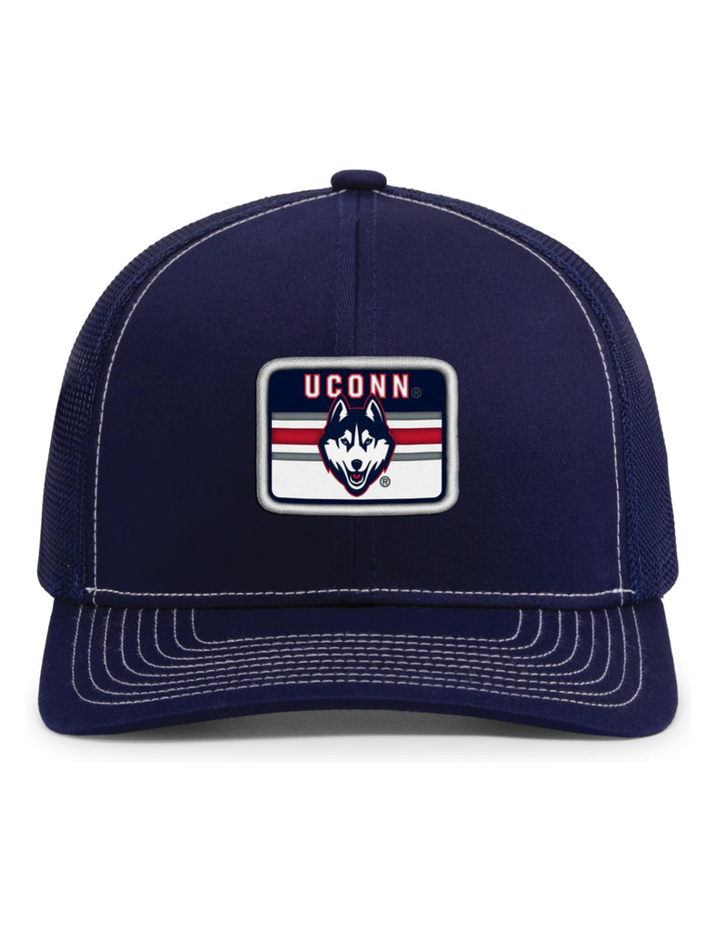 Pacific Headwear NCAA UConn Contrast Stitch Trucker Snapback OS Multi