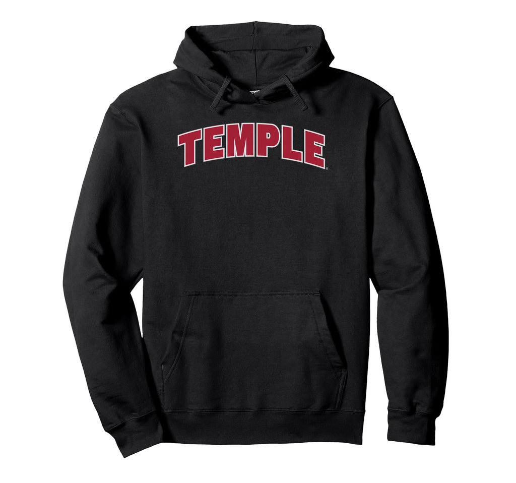Temple Owls Arch Over Officially Licensed Pullover Hoodie