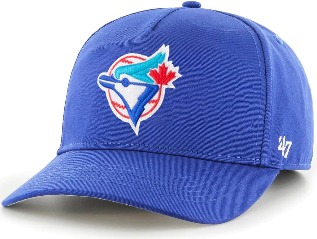 47 MLB Grand Slam Cooperstown Team Color Adjustable Snapback Structured Hat, Adult One Size Fits All (US, Alpha, One Size, Toronto Blue Jays)