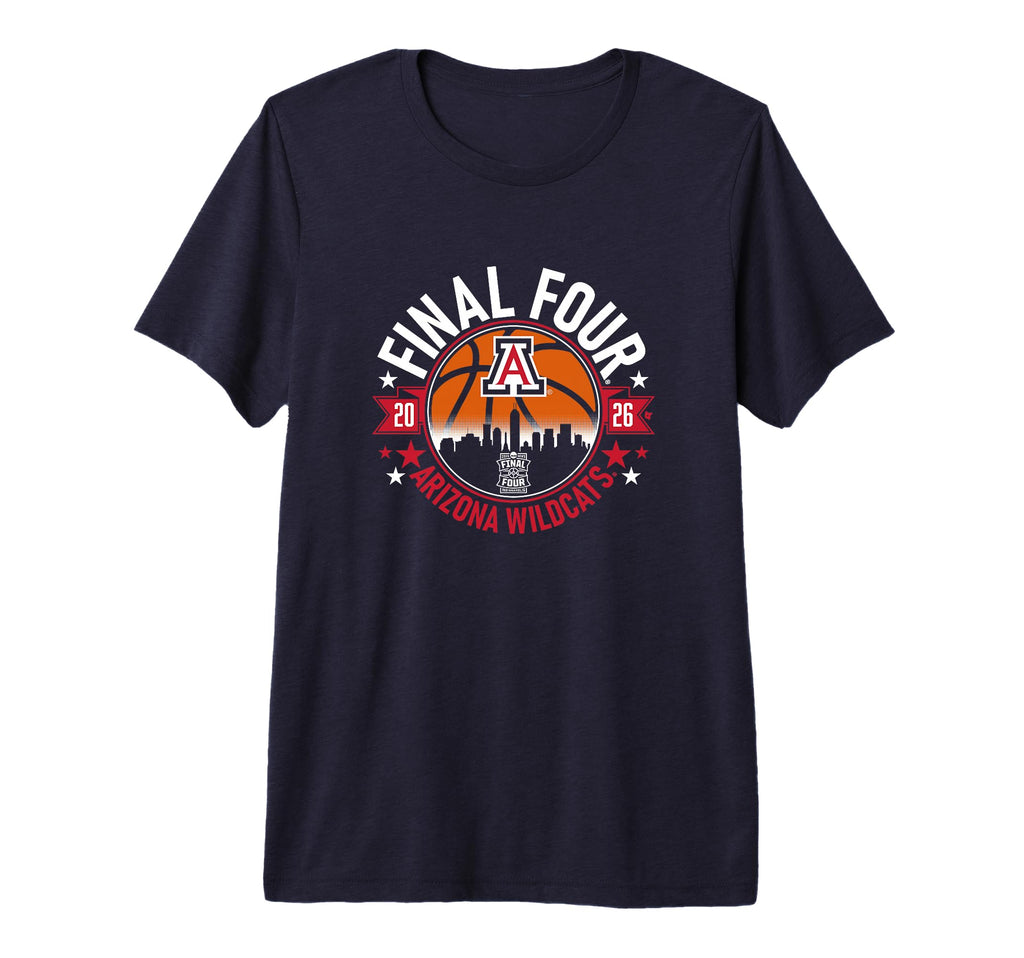 Arizona Wildcats MBB - 2026 Final Four - NCAA March Madness Premium Tri-Blend T-Shirt