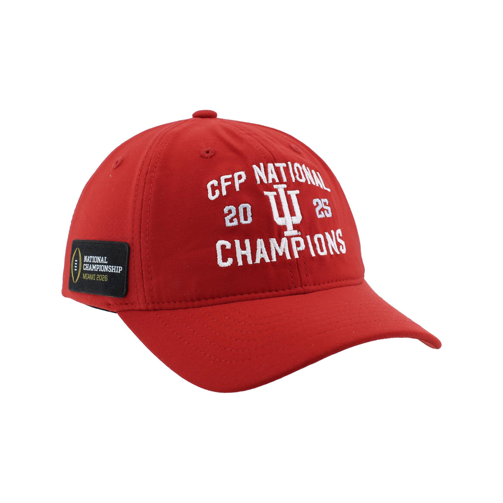 Indiana Hoosiers National Champs 2025 Football Hat Dash Team Color Officially Licensed