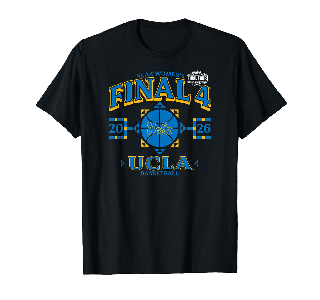 UCLA Bruins Final Four 2026 Women's March Madness Black T-Shirt