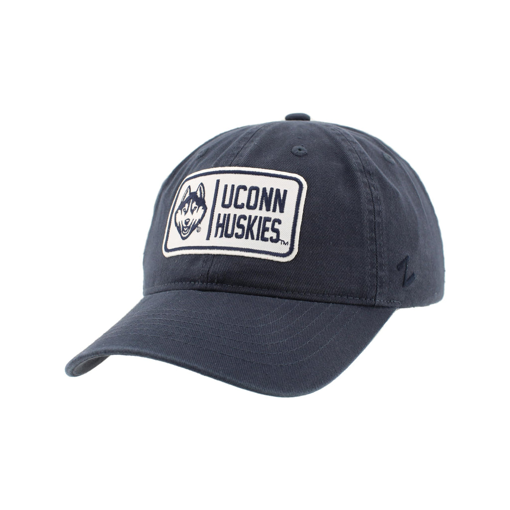 Connecticut Huskies NCAA Officially Licensed Hat Scholarship Patch Team Color Defer