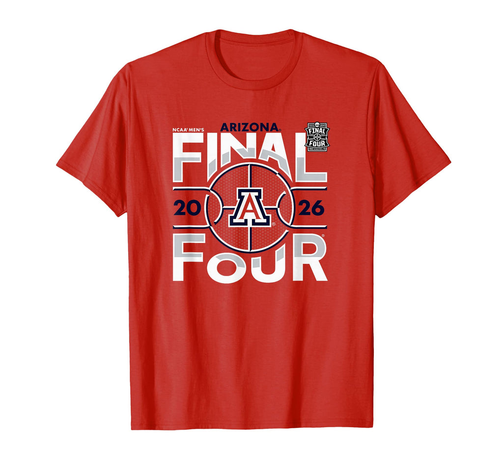 Arizona Wildcats Final Four 2026 Men's March Madness Logo T-Shirt