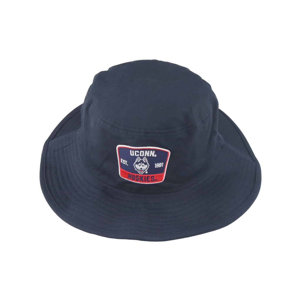 Connecticut Huskies NCAA Officially Licensed Bucket Hat Patch Team Color Switchback