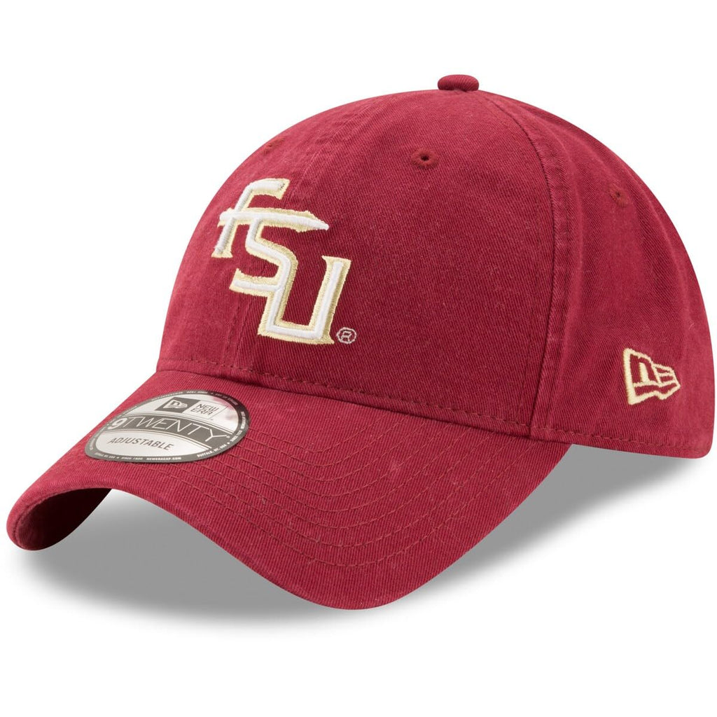 New Era NCAA Core Classic 9TWENTY Adjustable Hat Cap One Size Fits All (US, Alpha, One Size, Florida State Seminoles)